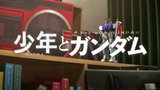A Boy with Gundam