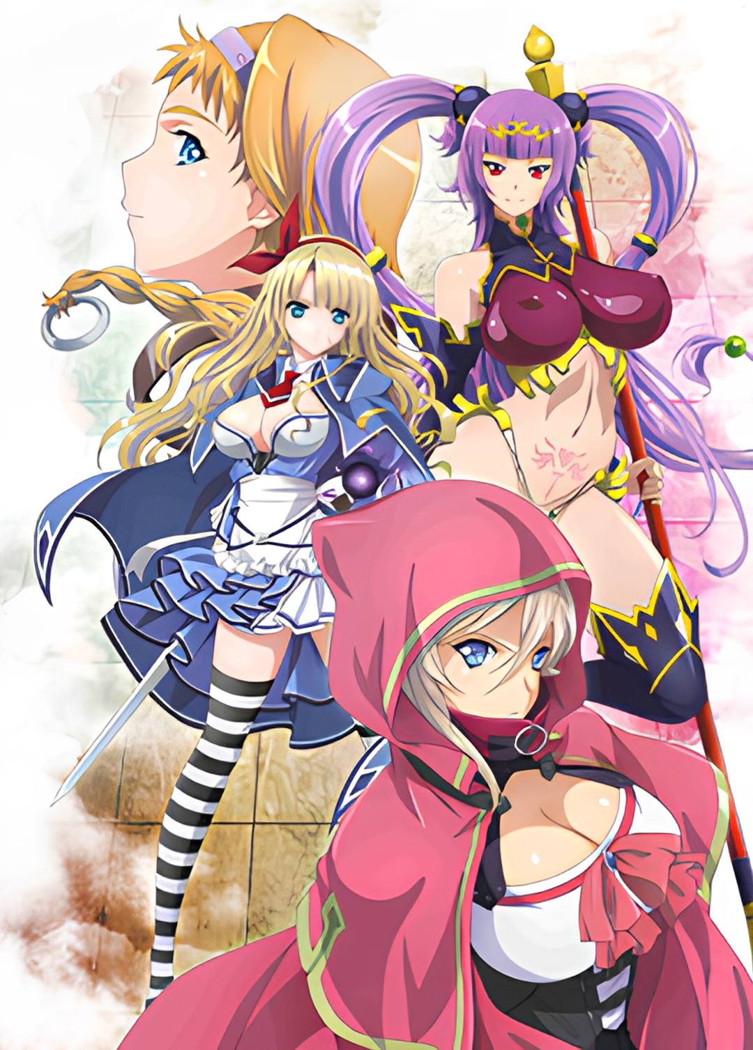 Queen's Blade: Grimoire key art
