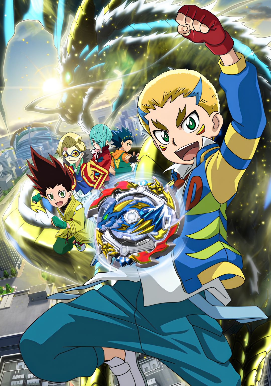 Beyblade Burst Rise key art