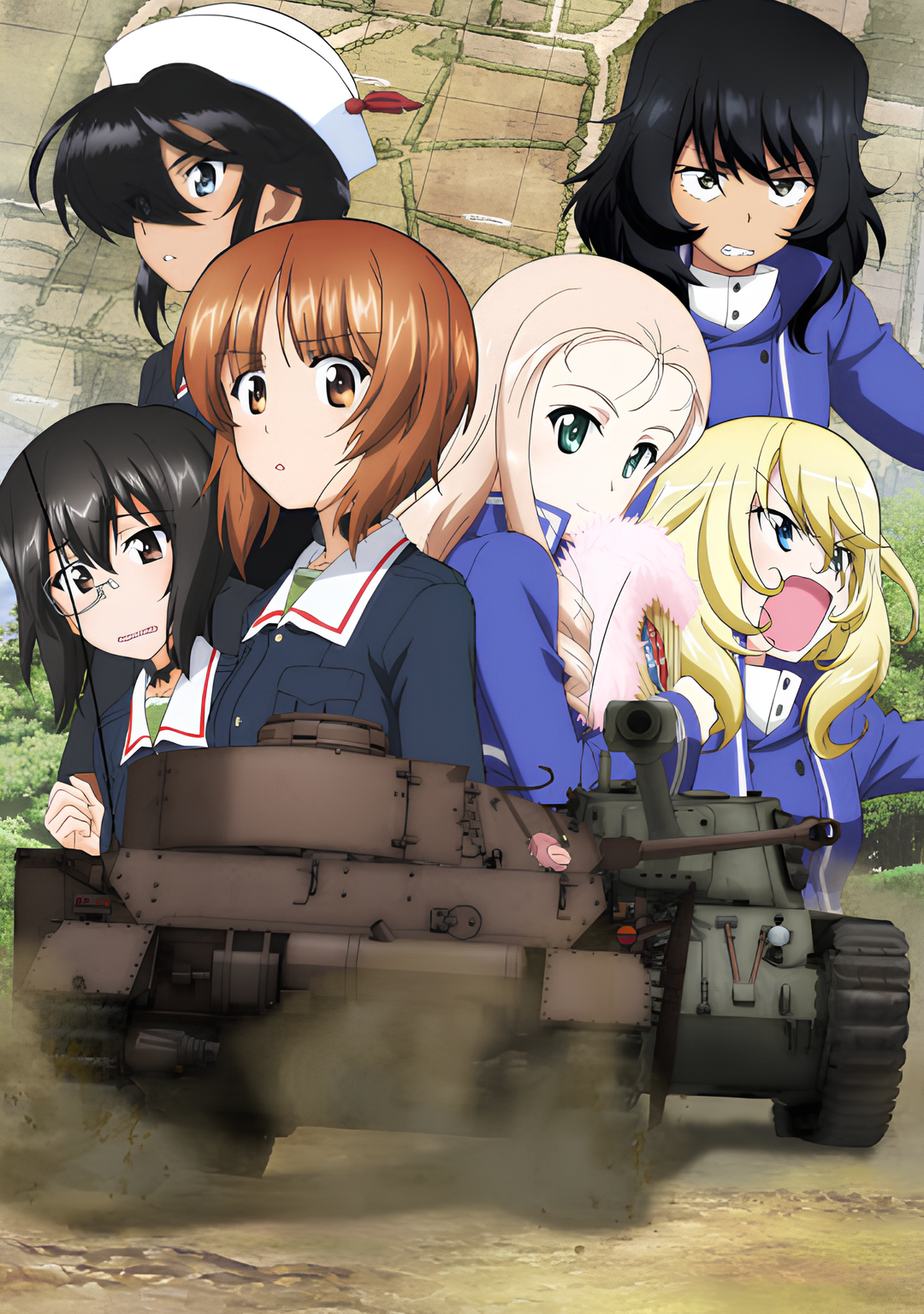 Girls und Panzer das Finale – Part 2 key art
