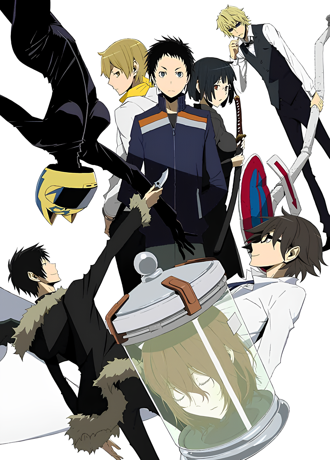 Durarara!! x2 Ketsu key art