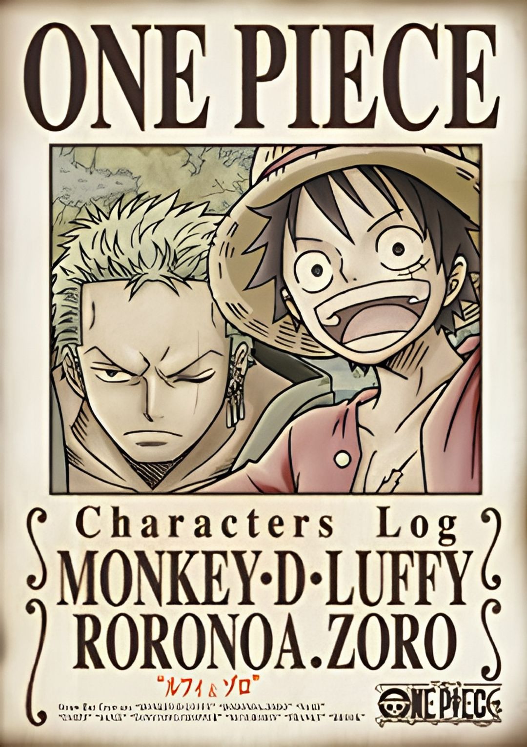 One Piece Characters Log key art