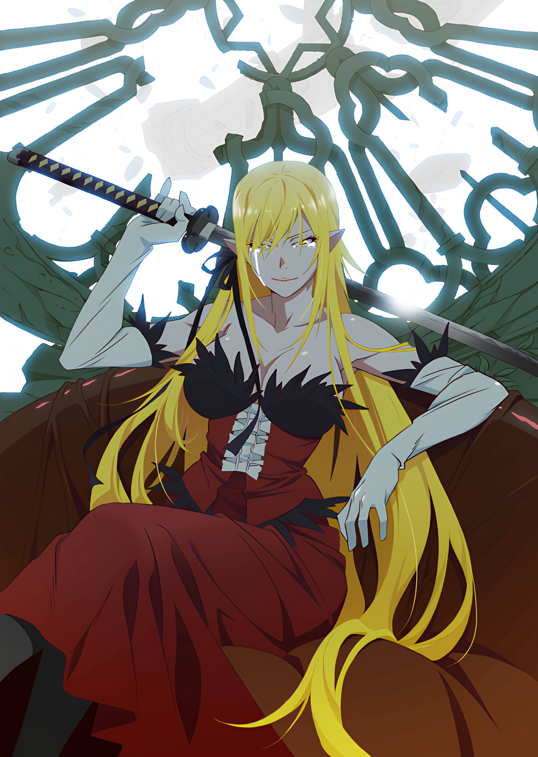 Kizumonogatari Part 3: Cold-Blooded key art