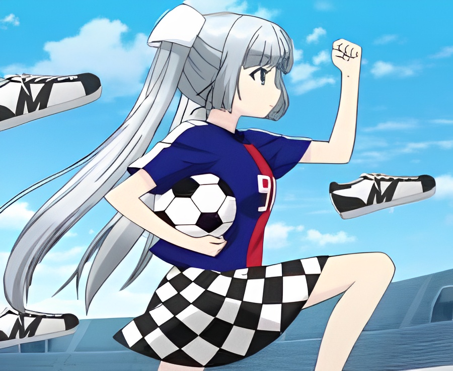 Miss Monochrome The Animation: Soccer-hen