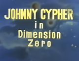 Johnny Cypher in Dimension Zero