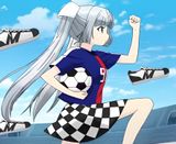 Miss Monochrome The Animation Soccer Hen