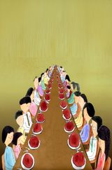 People who are eating