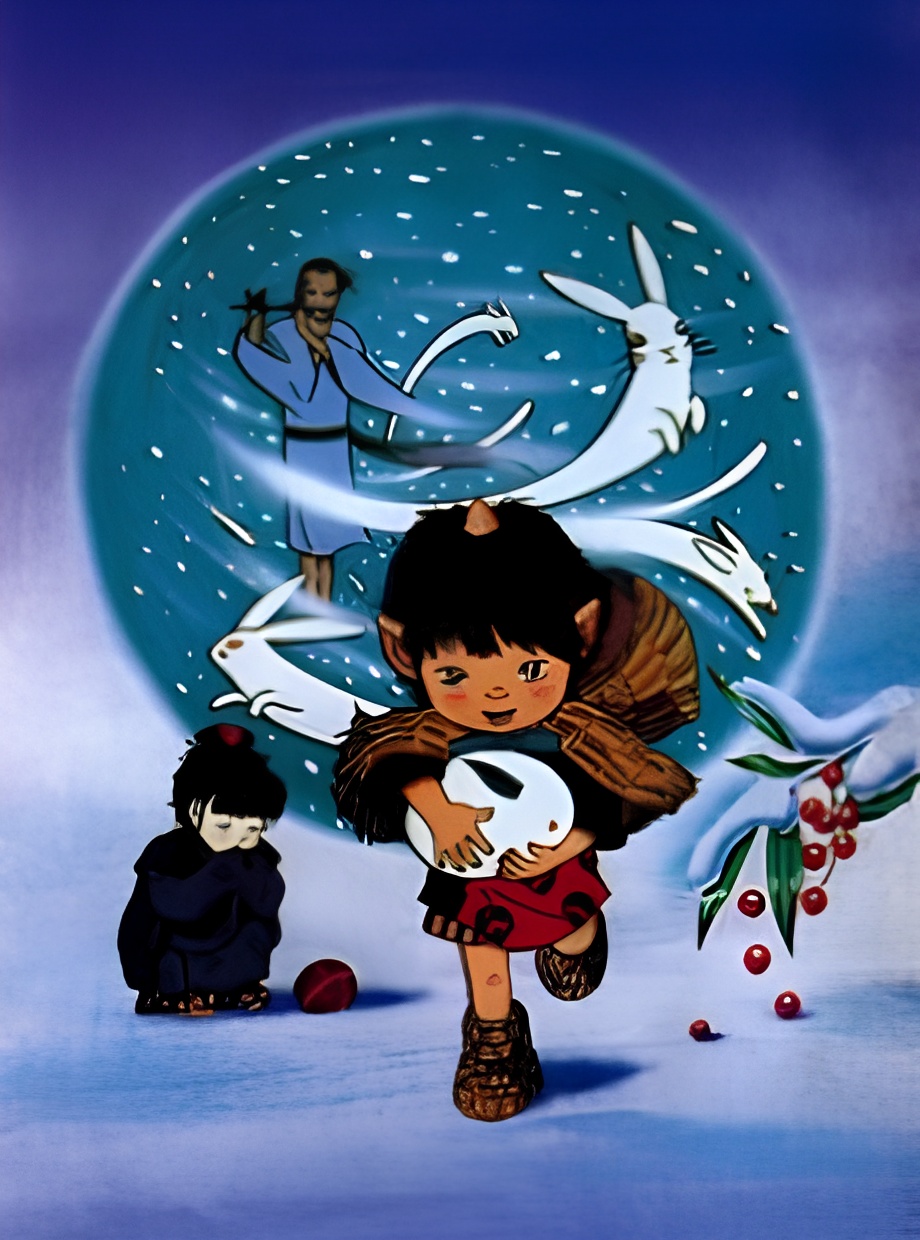 Goblin and "Yuki Usagi" (Snow Hare)