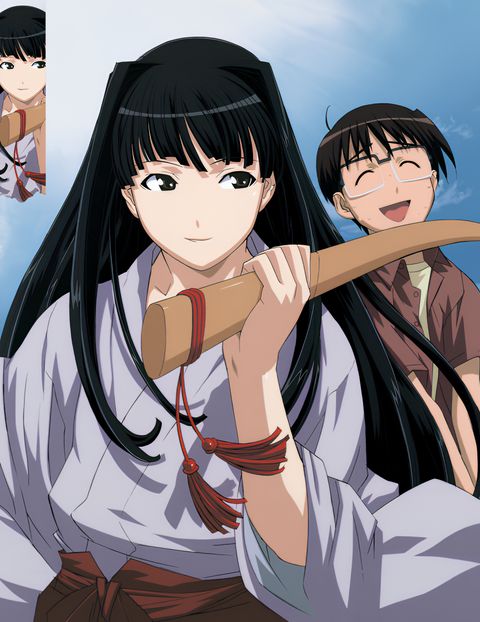 Love Hina: Motoko's Choice Between Love or Swords: Don't cry!