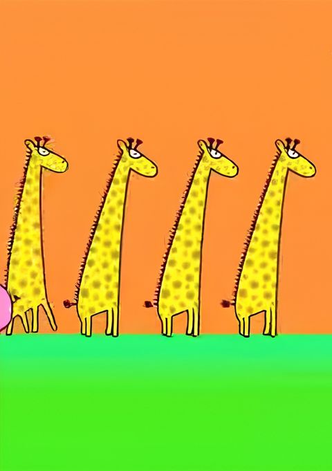 Marching Giraffes