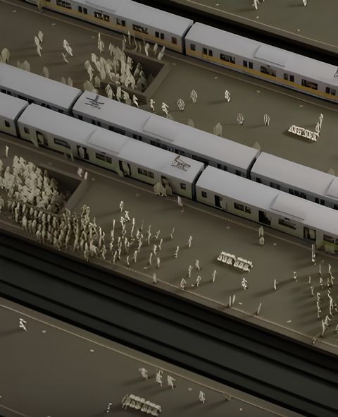 1/100 Train Station