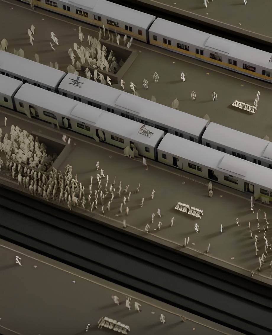 1/100 Train Station
