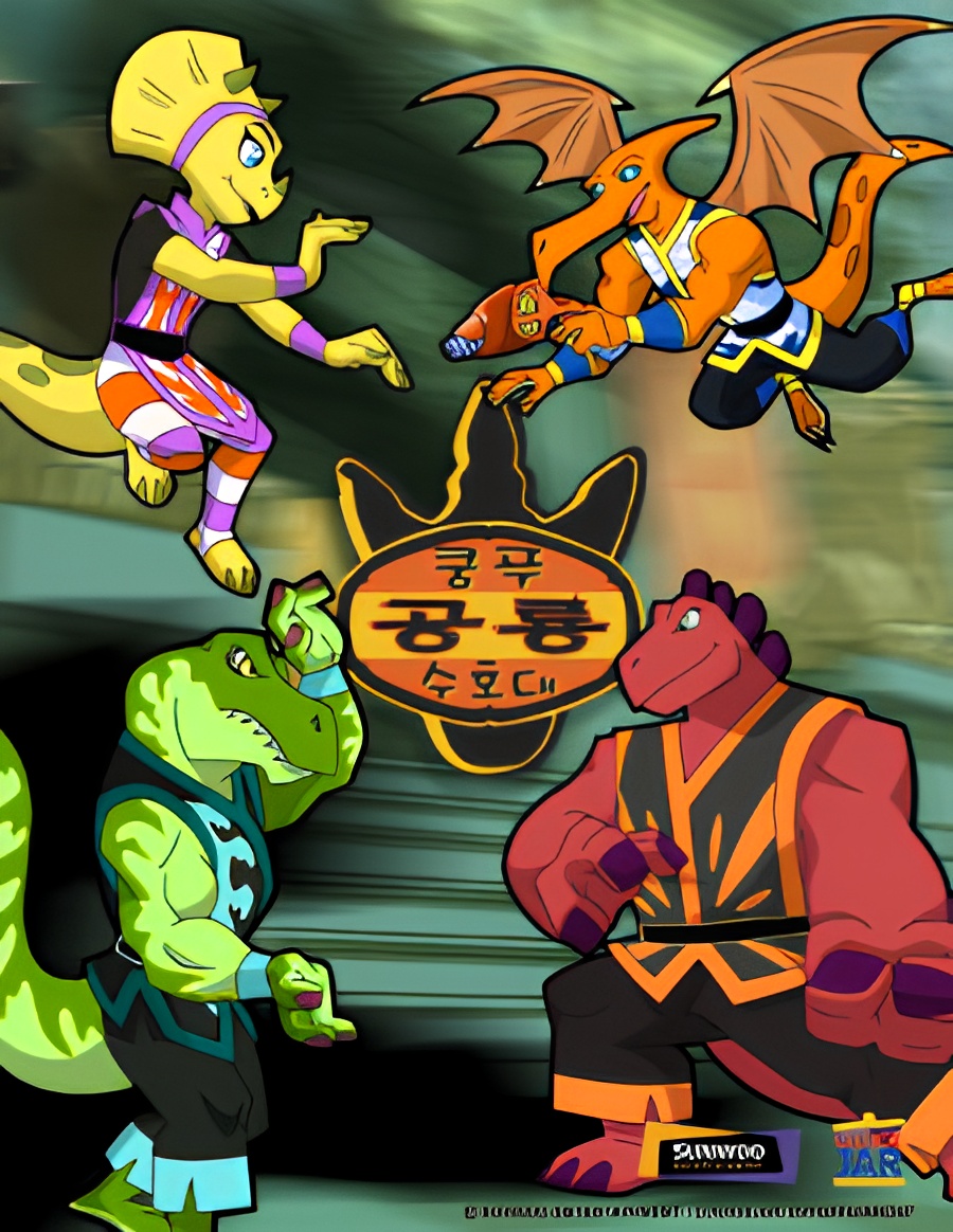 Kung Fu Dino Posse
