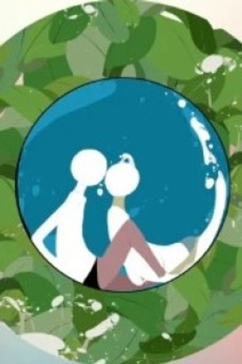 In the sea and near a girl.