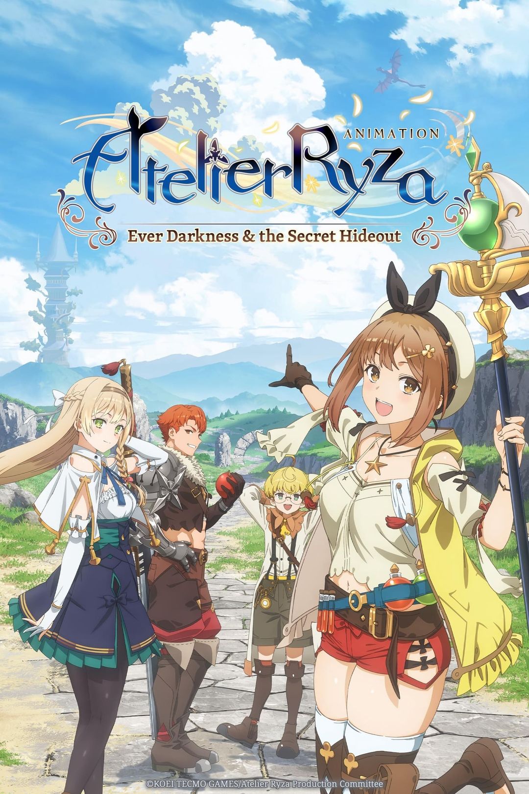 Atelier Ryza: Ever Darkness & the Secret Hideout The Animation key art