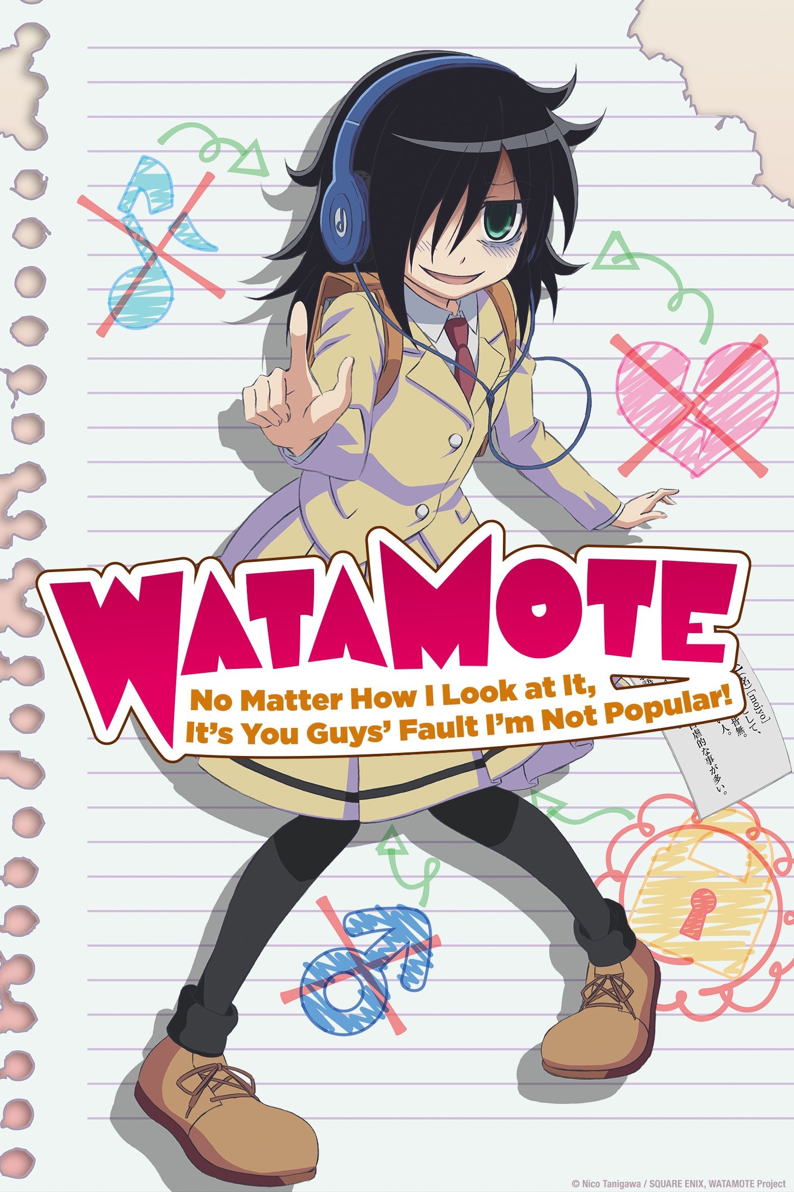 WataMote: No Matter How I Look At It, It's You Guys' Fault I'm Not Popular!